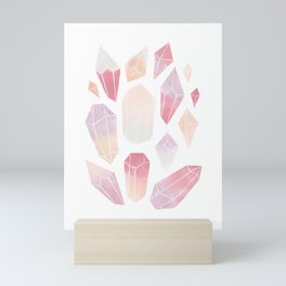 Soft Pop Crystals Mini Art Print