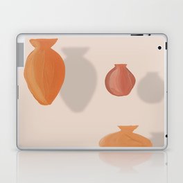 Floating clay vases Laptop Skin