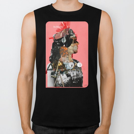 Crazy Woman - Rosa Mona Della Biker Tank