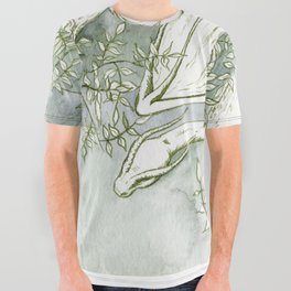 Chaudeleau the Green Marsh Dragon All Over Graphic Tee