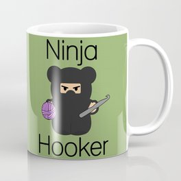 Ninja Hooker (With Text) Coffee Mug