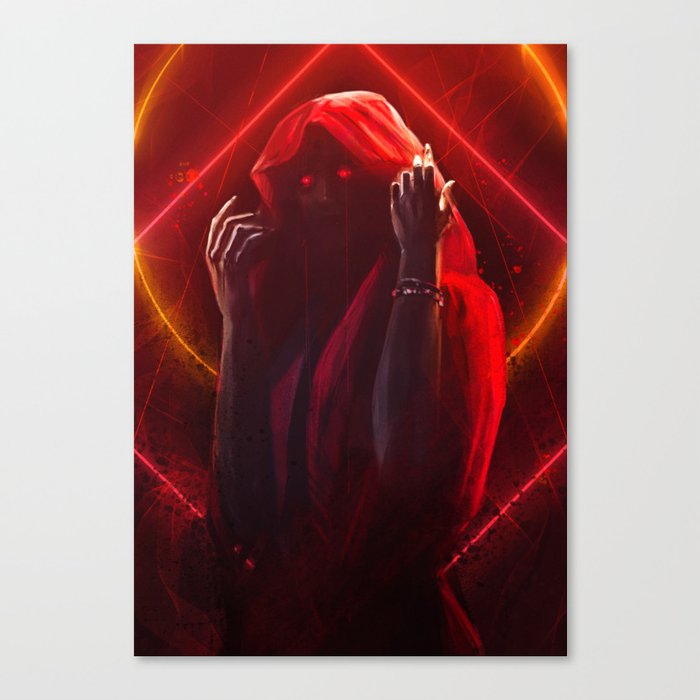 Red Witch Canvas Print