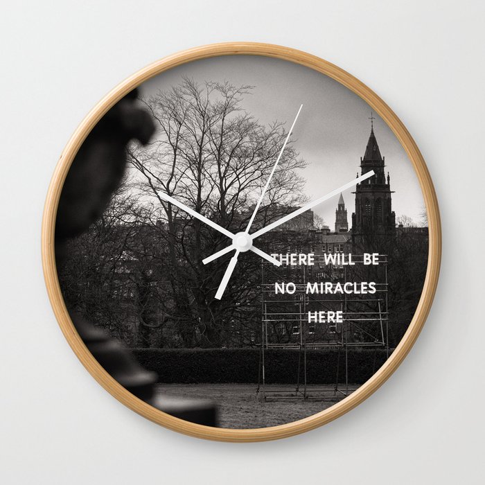 /// no miracles Wall Clock