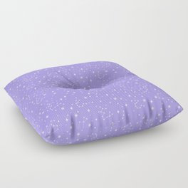 Purple Constellations Floor Pillow