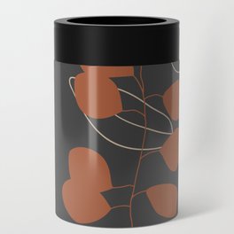 Leaf Duo, Charcoal and Terracotta Can Cooler