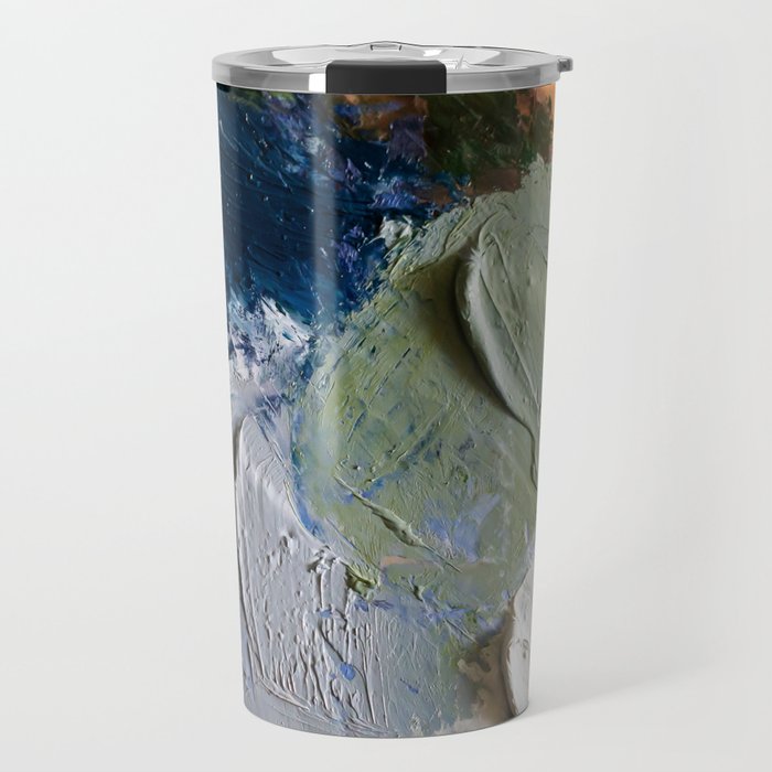 The Calm Before the Storm Abstract Color palette Pantone Color Travel Mug