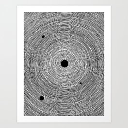 Star Chart: Eclipse Art Print