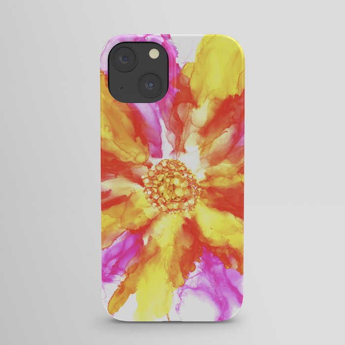 Sun Burst Flower iPhone Case