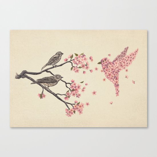 Blossom Bird Canvas Print
