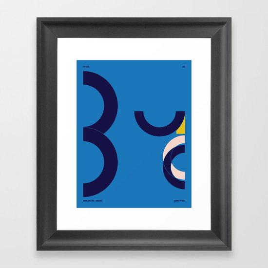 Buenos Aires — City Series Framed Art Print