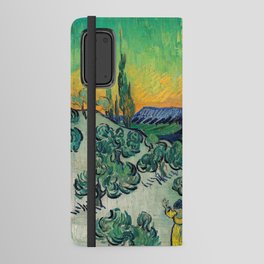 Vincent van Gogh - Moonlit Landscape with Couple Walking Android Wallet Case