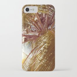 Palm Tree. Vintage tropical aesthetics. Faded Film. 70s decor iPhone Case