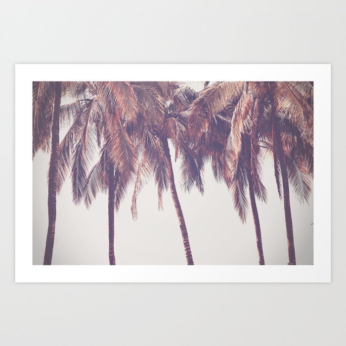 Tropical Palm Trees x Florida Keys Decor Art Print
