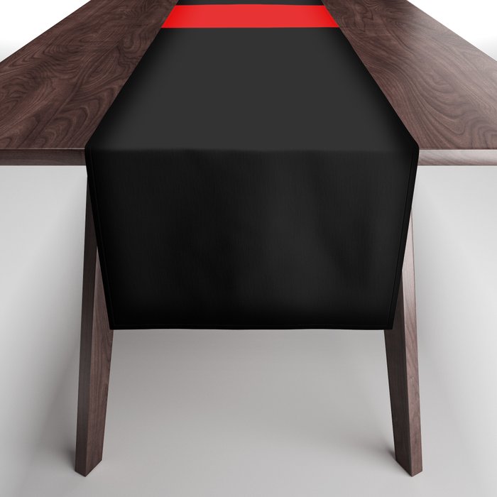 Number 1 (Red & Black) Table Runner