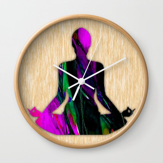 Meditation Wall Clock