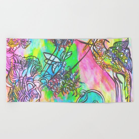 Frozen Beach Towel
