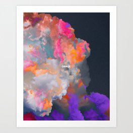 Orage (Colorful clouds in the sky III) Art Print