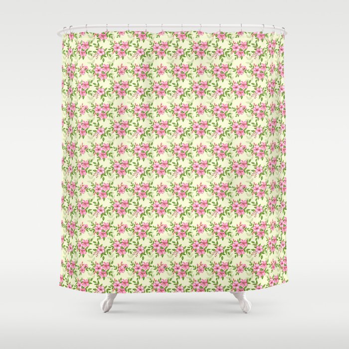 Cherry Blossom pattern - floral print Shower Curtain