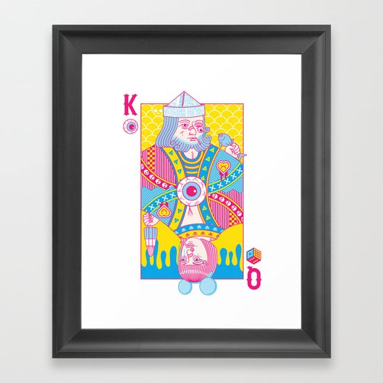 King Of Nothing, Queen Of Nowhere Framed Art Print