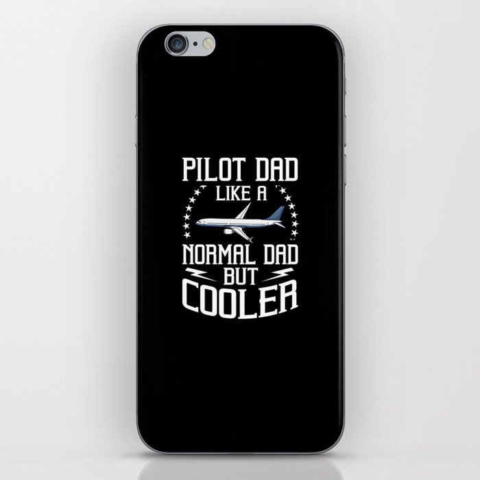 Airplane Pilot Plane Aircraft Flyer Flying iPhone Skin