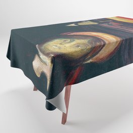 Edvard Munch Anxiety Angst Tablecloth