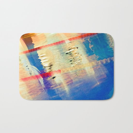 Swimming Pool 01B - Abstract Bath Mat