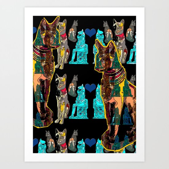 Bastet Art Print
