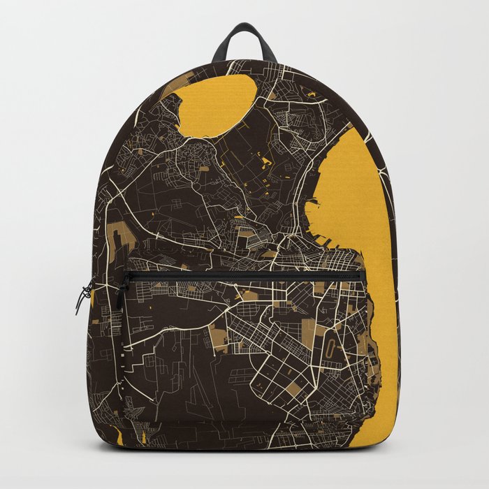Odessa City Map Ukraine - Pastel Backpack