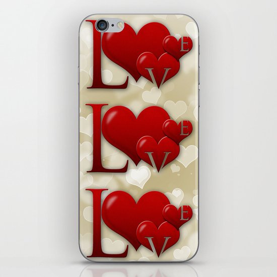 Love! Love! Love! iPhone Skin