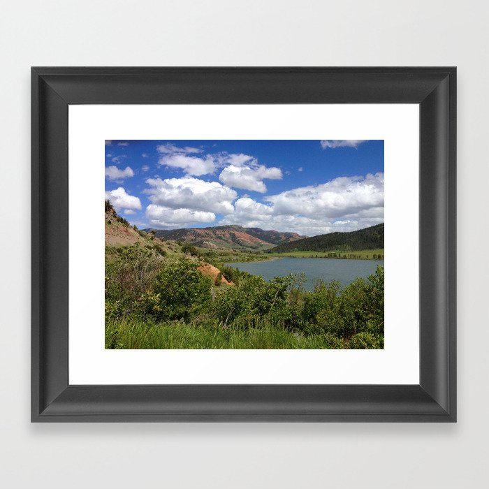 Painted Hills, Gros Venture Wilderness, Wyoming Framed Art Print