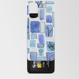 Floral Blues Android Card Case