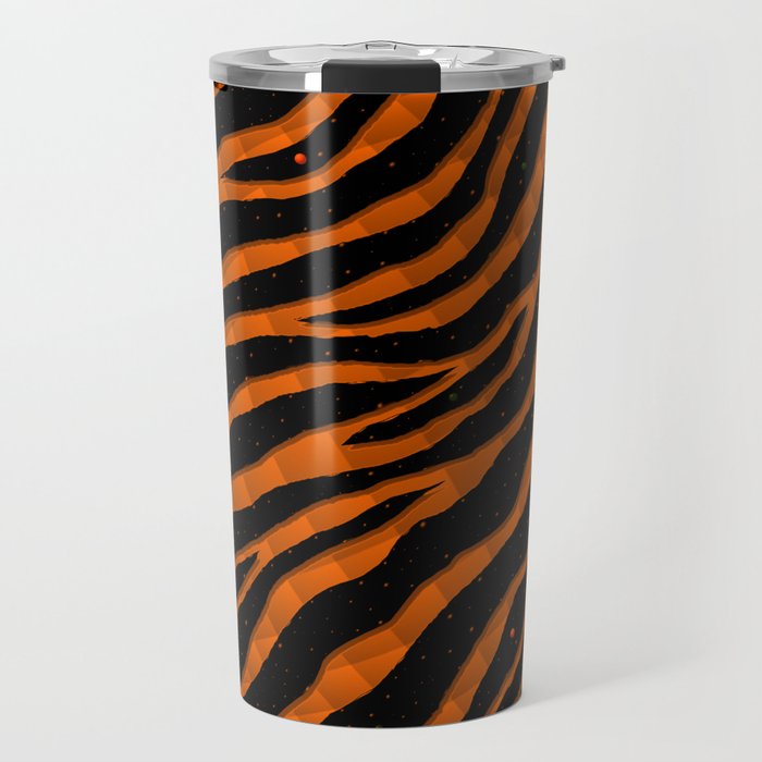 Ripped SpaceTime Stripes - Orange Travel Mug