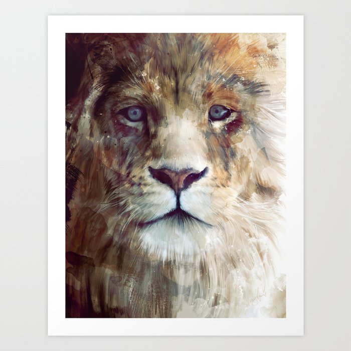 Lion // Majesty Art Print