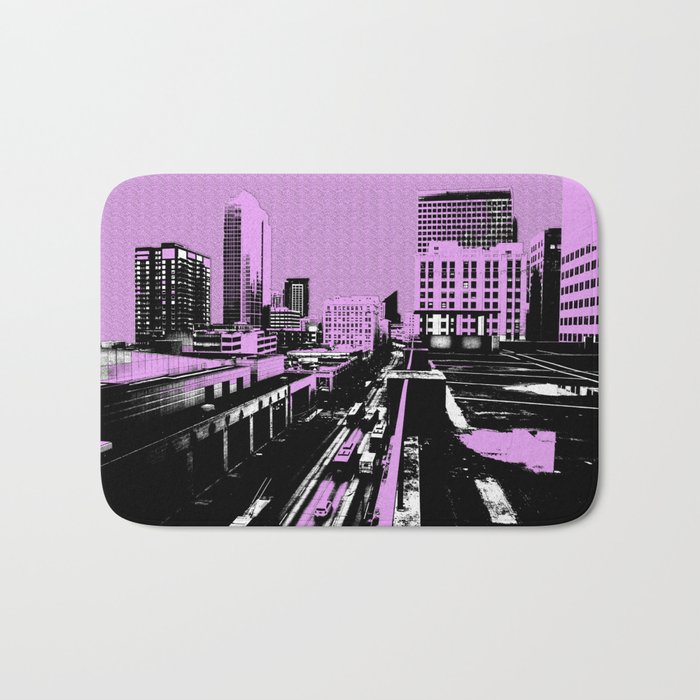 The city shall be pink today! Bath Mat