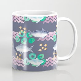 Sharks and fish Coffee Mug