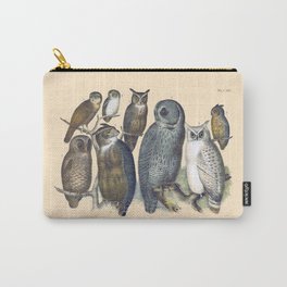 Vintage Owl Carry-All Pouch