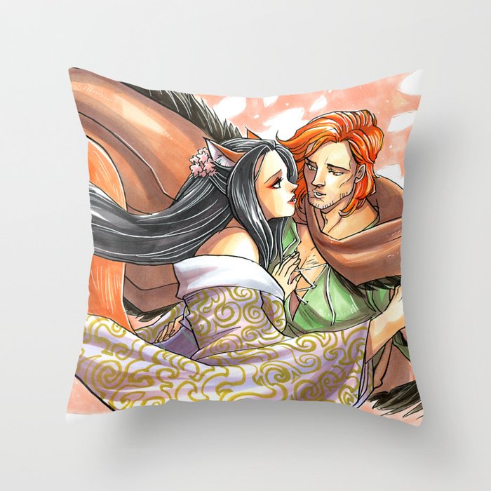 Charmed by the Ginger Throw Pillow