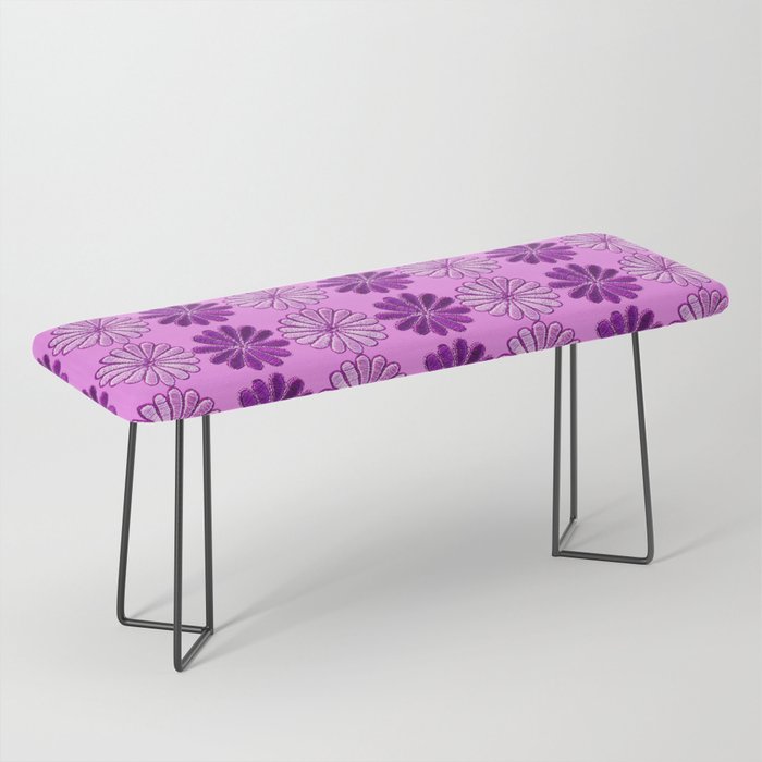 Purple Pattern Bench