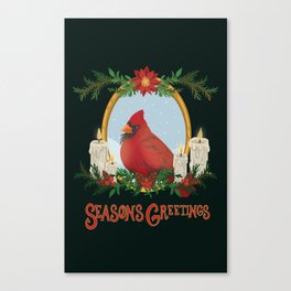 Cardinal Christmas 2021 Canvas Print