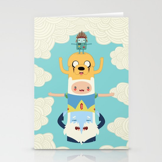 Adventure Totem Stationery Cards