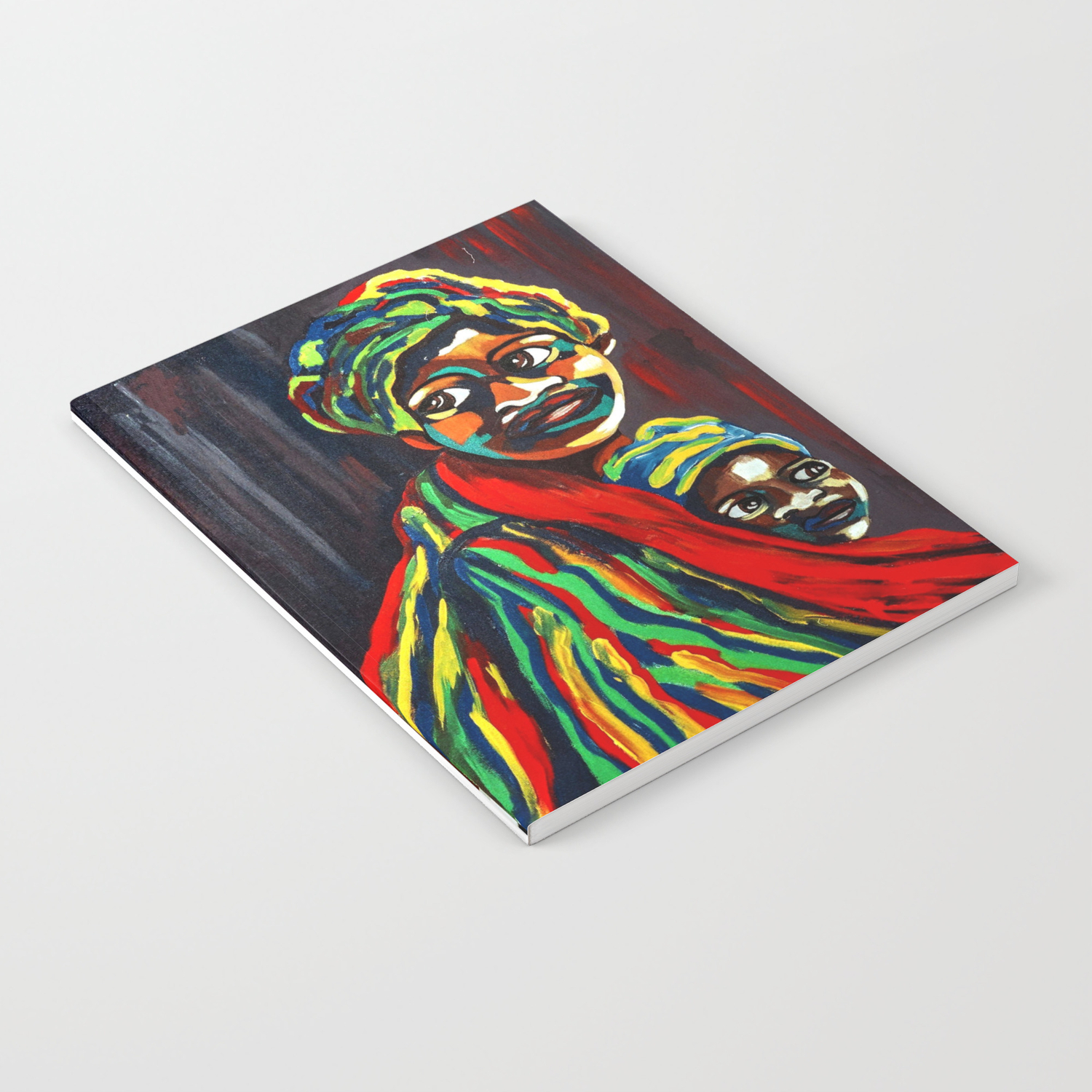 African Traditional Tribal Women Abstract Art Canvas Painting