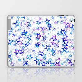 Blue and Purple Stars Laptop Skin