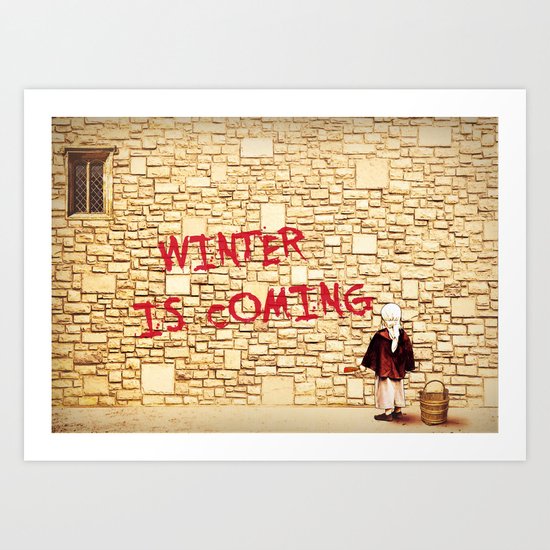 King's Landing Banksy: Winter Art Print