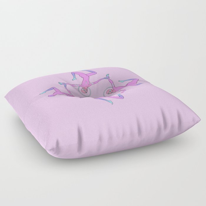 Cosmic Sisters Floor Pillow