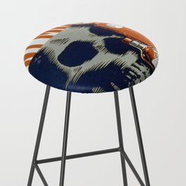 Don't mix 'em - Skull Whiskey Gas Illustration Bar Stool