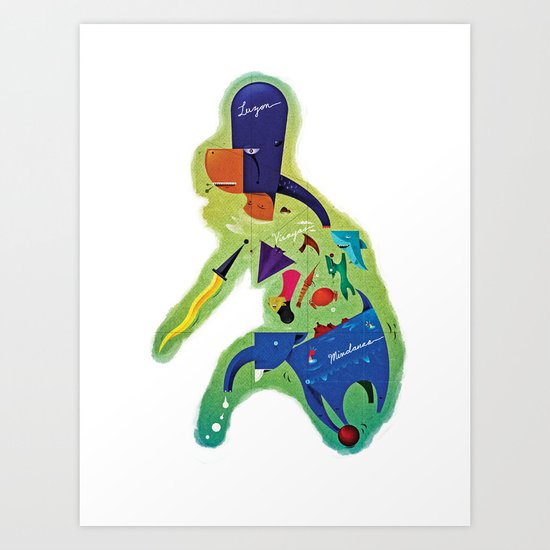 The Philippines as a Menagerie Art Print