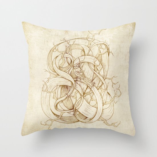 Escape Throw Pillow