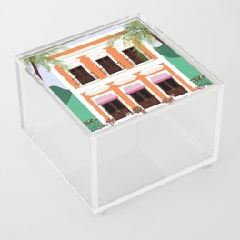 Puerto Rico Orange House Acrylic Box