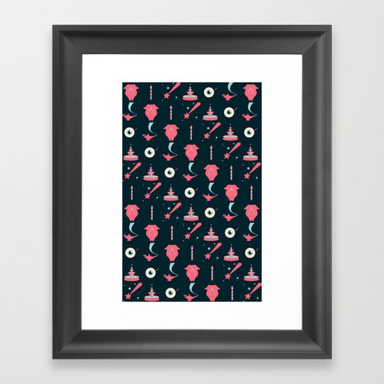 "Make a wish..." Pattern Framed Art Print