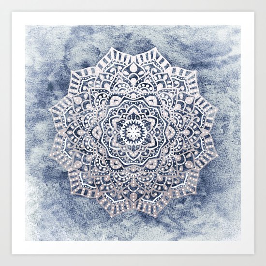 SERENITY MANDALA Art Print